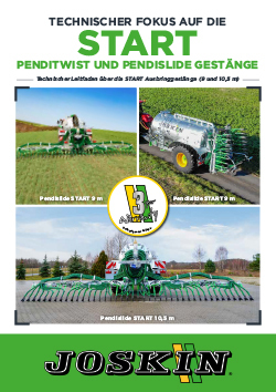 Technischer Fokus auf die START PendiTwist und PendiSlide Gestänge 9 und 10.5m