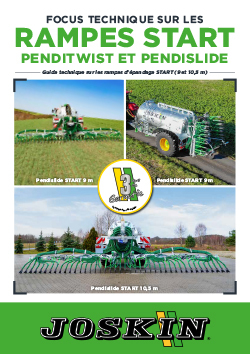 Focus technique sur les rampes START Penditwist et Pendislide 9 et 10,5 m