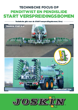 Technische focus op Penditwist en Pendislide START 12 m verspreidingsbomen