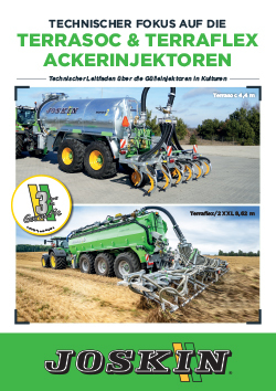 Technischer Fokus auf die TerraSoc und TerraFlex Ackerinjektoren