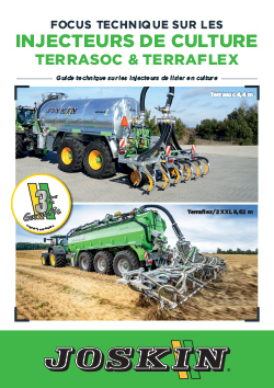 Focus technique sur les injecteurs de culture Terrasoc & Terraflex