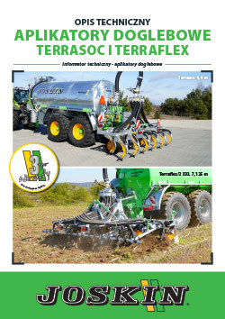 Opis techniczny aplikatory doglebowe Terrasoc i Terraflex