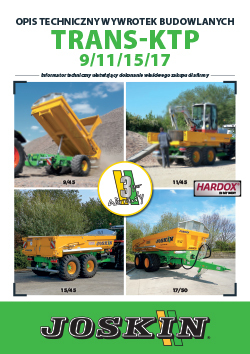 Opis techniczny wywrotek budowlanych Trans-KTP 9/11/15/17