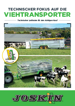 Technischer Fokus auf die Viehtransporter