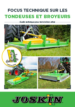 Focus technique sur les tondeuses et broyeurs