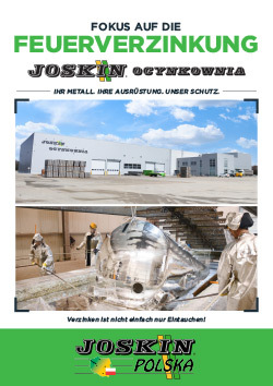 Fokus auf die Feuerverzinkung