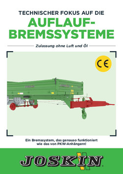 Technischer Fokus auf die Auflaufbremssysteme