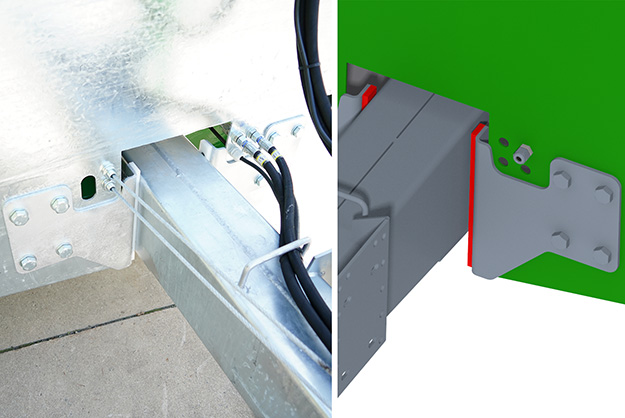 Adjustable slide with self-lubricating ertalon