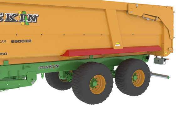 TRANS-CAP - Guardabarros de acero galvanizado atornillados a la caja