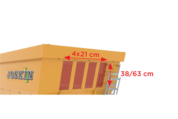 TRANS-CAP - 4 ventanillas con cierre de plexiglás