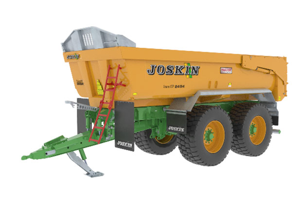 TRANS-SPACE - Escalera frontal galvanizada