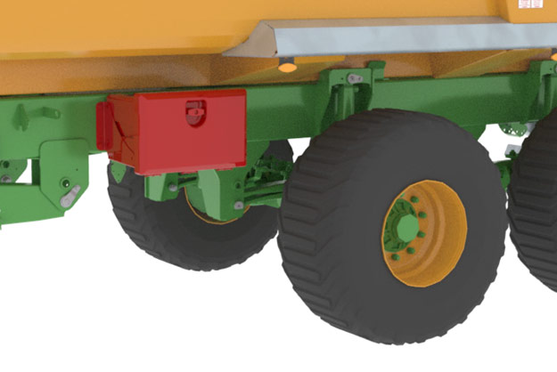 TRANS-SPACE - Caja de polietileno de 600 x 480 x 400 mm