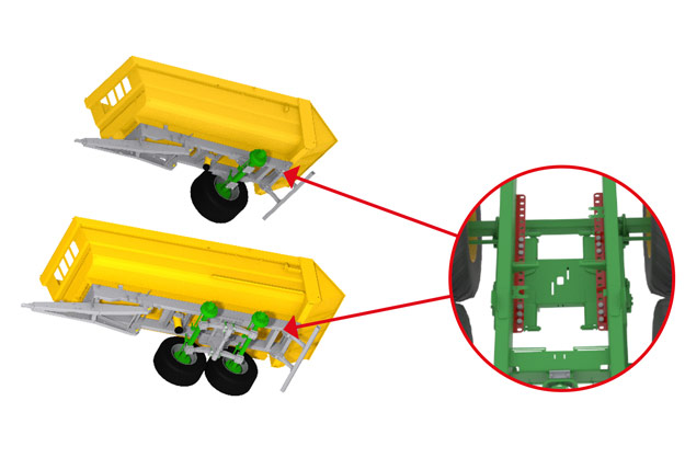 TRANS-PALM - Verplaatsbaar vastgebout onderstel