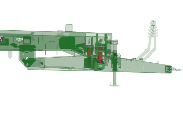 TRANS-PALM - Hydropneumatische disselvering