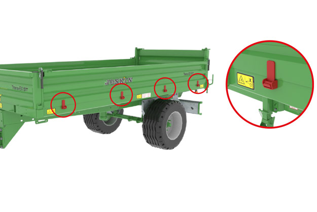 TRANS-EX - 4 bisagras de adrales