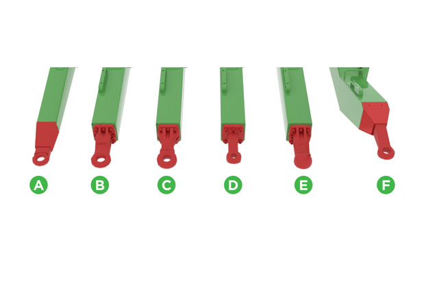 TRANS-EX - Wide choice of eyelets