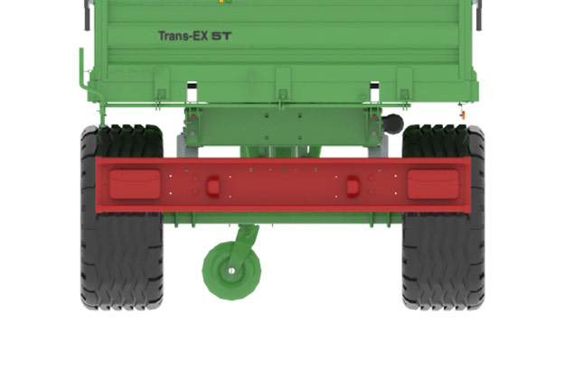 TRANS-EX - Vastgeboute bumper met ingebouwde full LED verlichting en verlichting voor de kentekenplaat