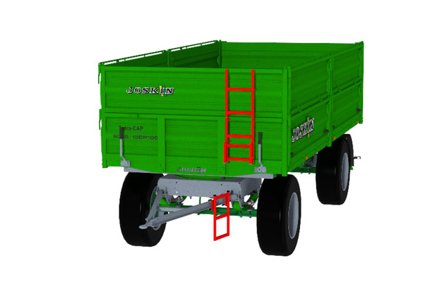 DELTA-CAP - Escalera en la parte delantera