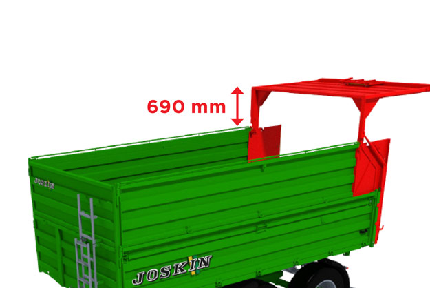 DELTA-CAP - Puerta trasera hidráulica de gran despeje