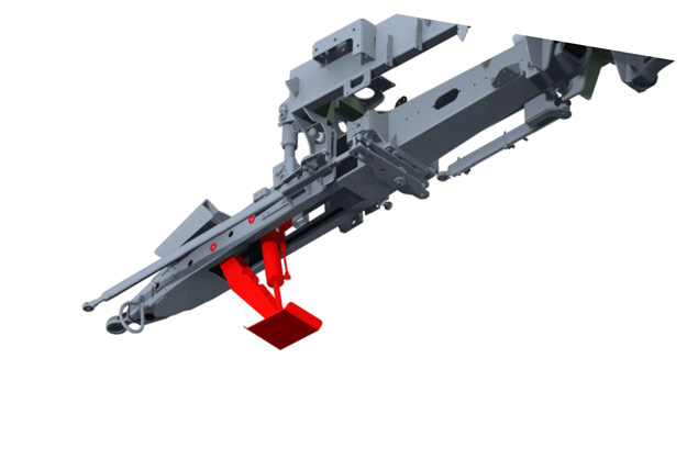 DELTA-SPACE - Patín hidráulico central doble efecto alimentado