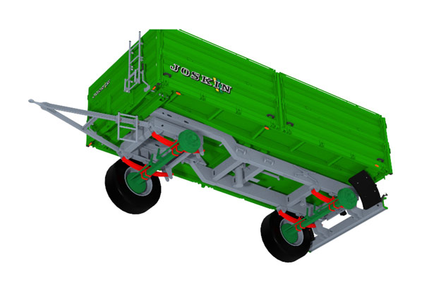 TETRA-CAP - Suspensión con láminas parabólicas