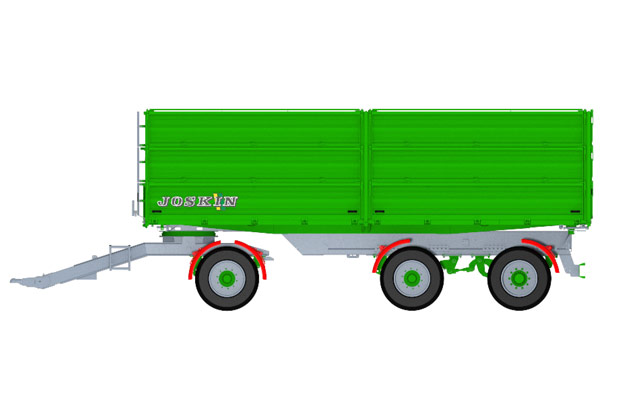 DELTA-CAP - Guardabarros termoplásticos en todas las ruedas delanteras y traseras