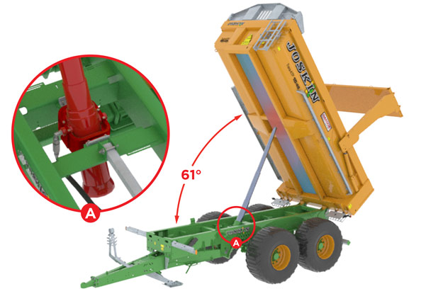 TRANS-KTP 9/11/15/17 - Опрокидывание под углом 61°