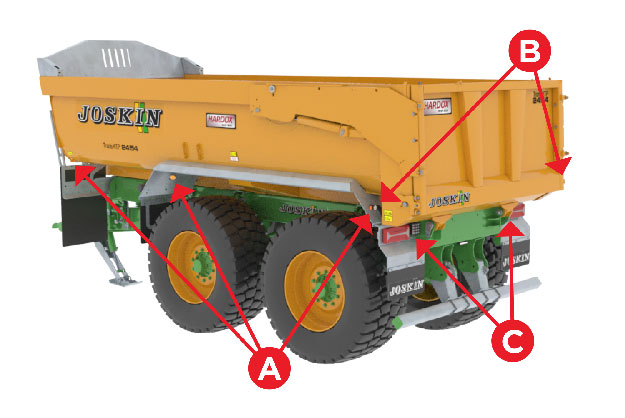 TRANS-KTP 9/11/15/17 - Zijlichten
