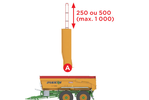 TRANS-KTP 9/11/15/17 - Realces de aluminio de 250 o 500 mm