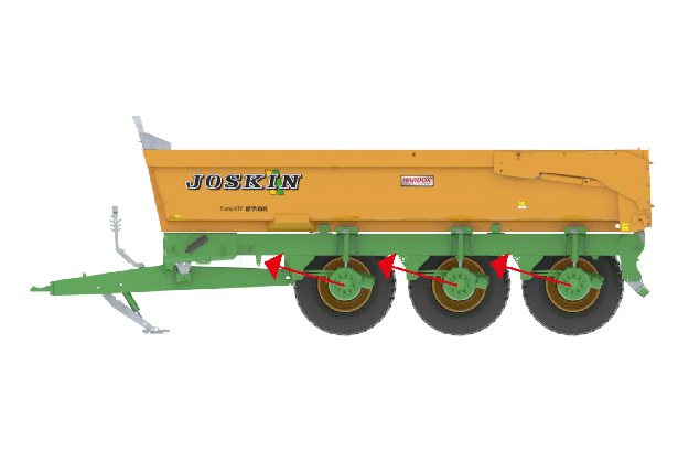 TRANS-KTP 22/24/31/27/34 - Suspensión Hidro-Trídem