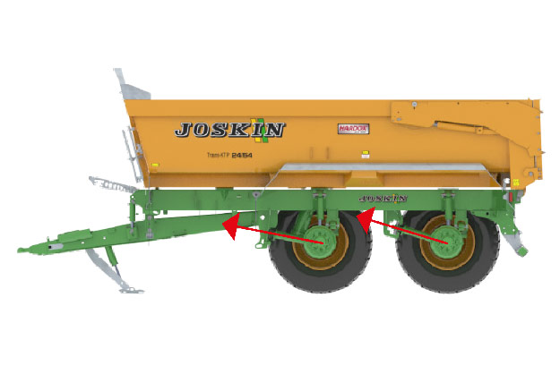 TRANS-KTP 22/24/31/27/34 - Suspensión Hidro-Pendul