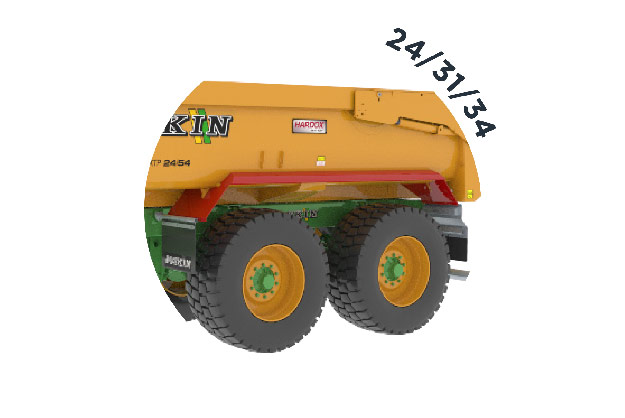 TRANS-KTP 22/24/31/27/34 - Guardabarros robustos de acero galvanizado y atornillados en la caja