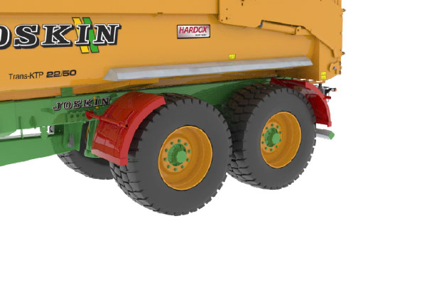 TRANS-KTP 22/24/31/27/34 - Guardabarros termoplásticos