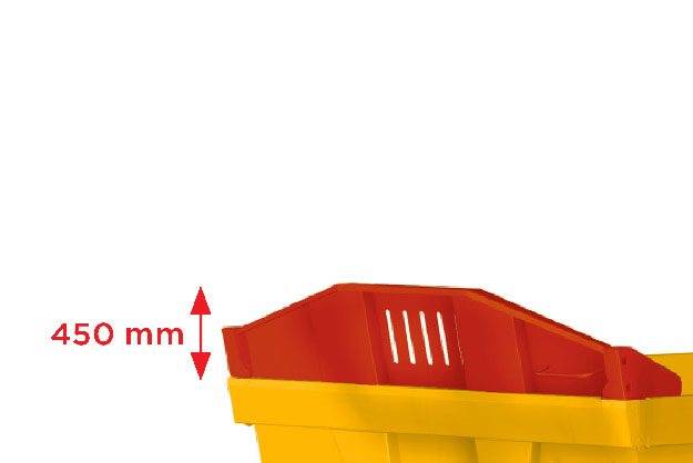 TRANS-KTP 22/24/31/27/34 - Alerón frontal galvanizado