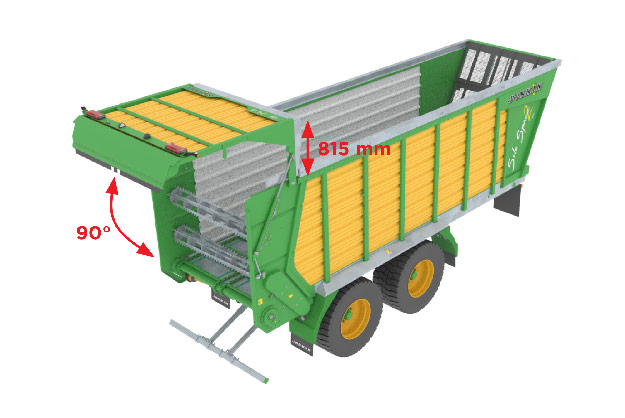 SILO-SPACE2 - Puerta trasera hidráulica de gran despeje