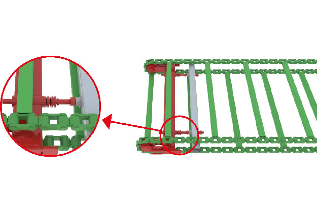 SILO-SPACE2 - con o sin rodillos dosificadores. Parte trasera de la máquina despejada para evitar la acumulación de material.
