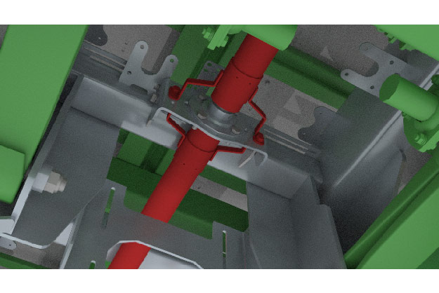 SILO-SPACE2 - Totale bescherming van de transmissie onder de bodemketting