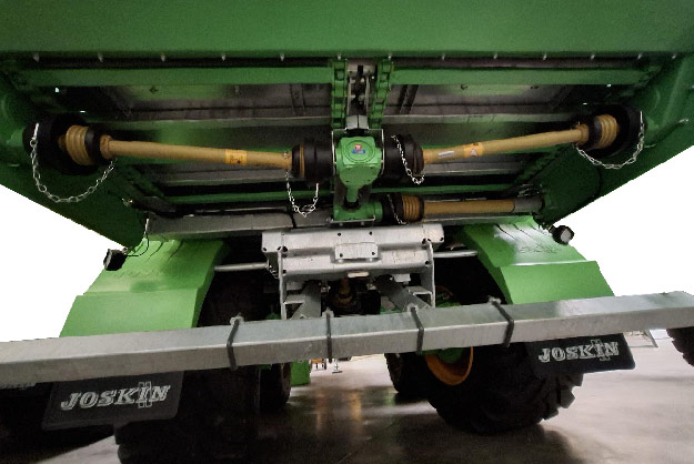 SILO-SPACE2 - Accionamiento de la cinta por transmisión mecánica (más rápida y potente).