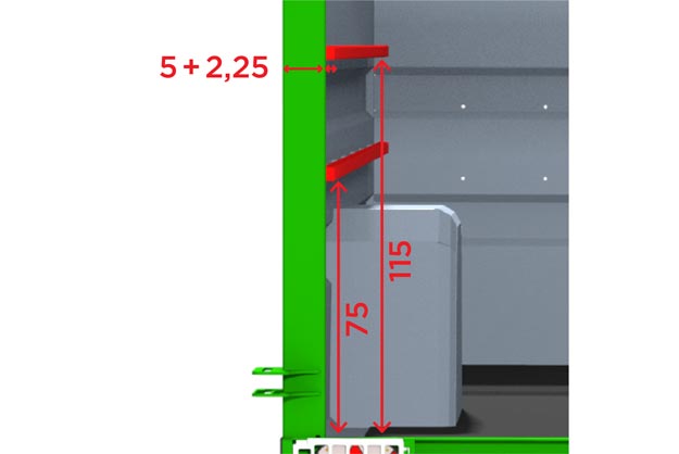 BETIMAX R - 2x2 drążki wewnętrzne