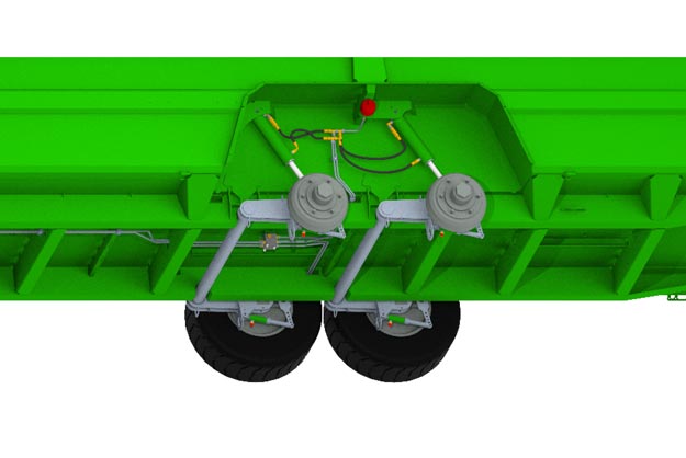 BETIMAX R - Suspensión de los ejes con bola de nitrógeno