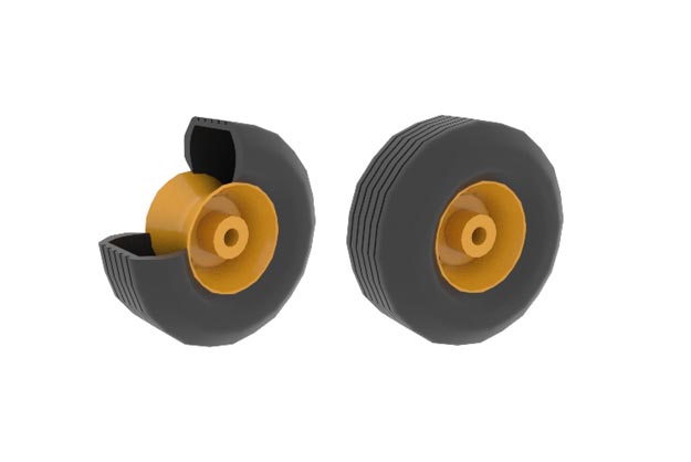 SCARIFLEX - Ruedas de caucho