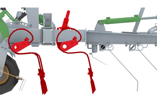 SCARIFLEX - 2 hileras de rejas escarificadoras