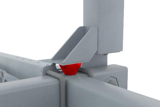 SCARIFLEX - Silentblock anti-ruido del repliegue simple