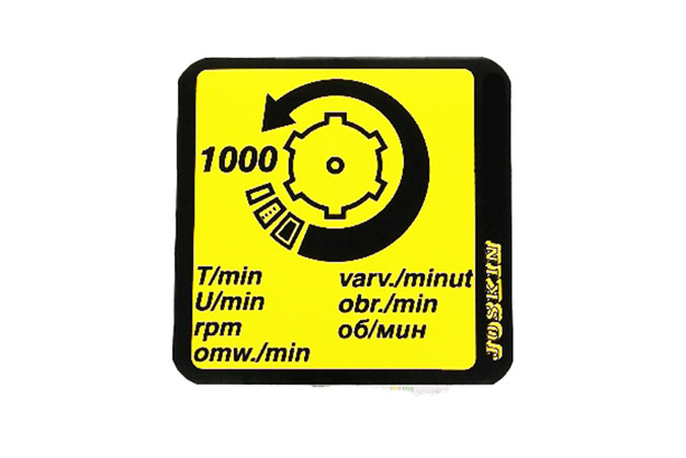TR, DTH3, TRT, ATR, BJ - Prise de force 1000 tr/min