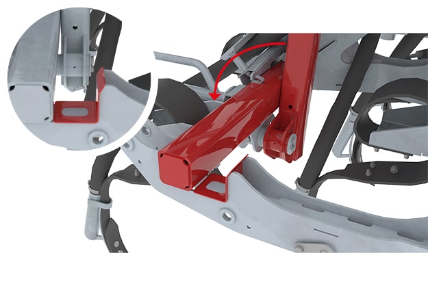 TERRASOC - Bloqueo de las extensiones hidráulicas