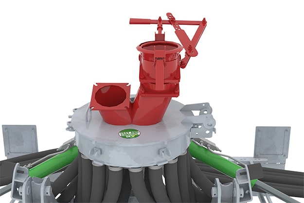 TERRASOC - Dubbele toevoer van de snijverdeler