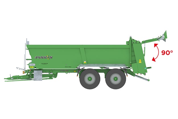 FERTI-SPACE2 HORIZON - Apertura trasera muy grande de la campana trasera