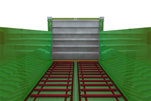 FERTI-SPACE2 - Двойной транспортер с 4 круглозвеньевыми цепями