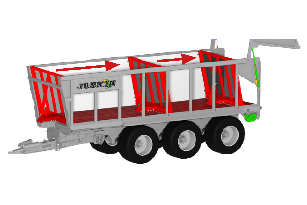 DRAKKAR - Водонепроницаемая передняя стенка, перемещаемая транспортером