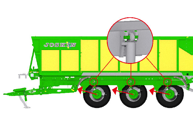 DRAKKAR - Suspensión hidráulica atornillada